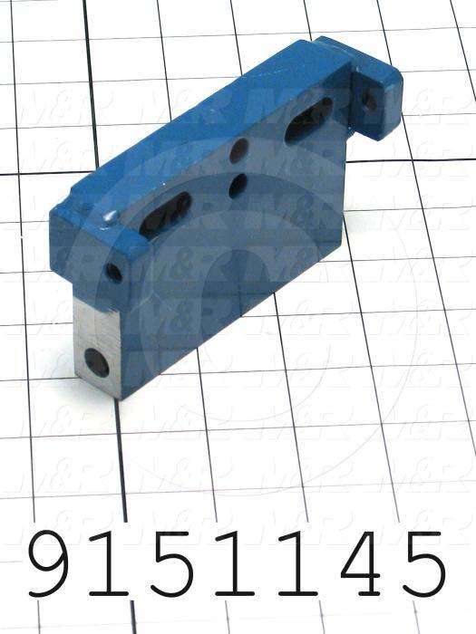 Fabricated Parts, Index Fork Bracket Weldment, 4.00 in. Length, 2.75 in. Width, 1.25 in. Height