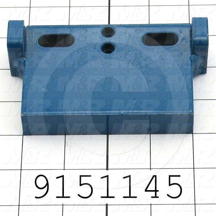 Fabricated Parts, Index Fork Bracket Weldment, 4.00 in. Length, 2.75 in. Width, 1.25 in. Height