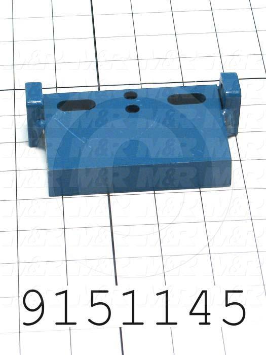 Fabricated Parts, Index Fork Bracket Weldment, 4.00 in. Length, 2.75 in. Width, 1.25 in. Height