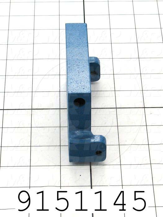Fabricated Parts, Index Fork Bracket Weldment, 4.00 in. Length, 2.75 in. Width, 1.25 in. Height
