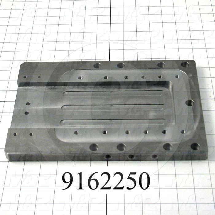 Fabricated Parts, Index Mount Plate, 12.13 in. Length, 8.00 in. Width, 0.74 in. Thickness
