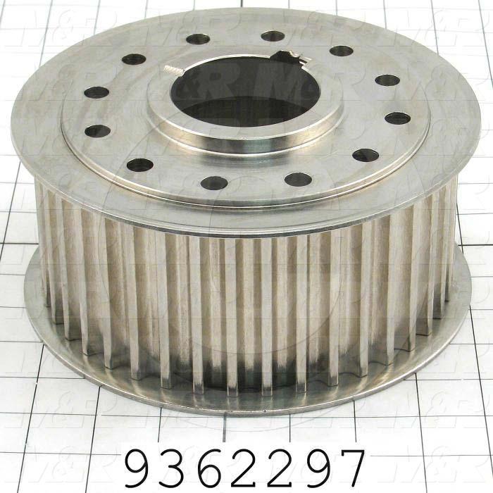 Fabricated Parts, Index Sprocket, 3.68 in. Width, 7.20 in. Diameter