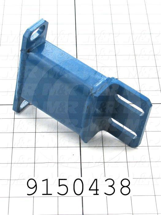 Fabricated Parts, Indexer Support Weldment, 5.00 in. Length, 1.50 in. Width, 5.94 in. Height