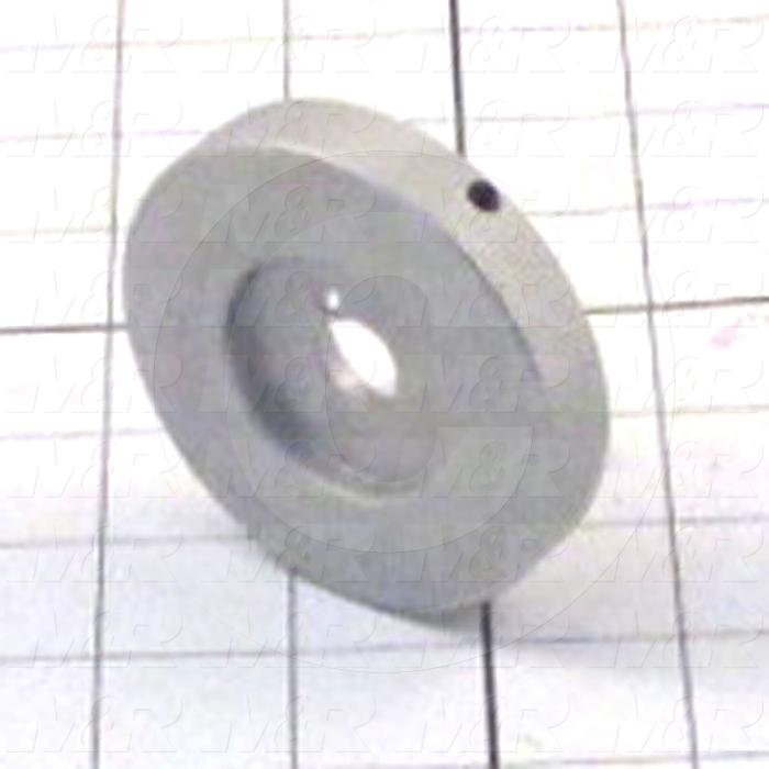 Fabricated Parts, Indicator Knob, 2.75 in. Diameter, 0.50 in. Thickness