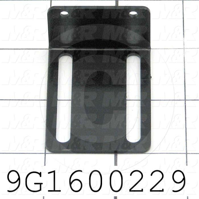 Fabricated Parts, Infeed Eye Mount, 2.00 in. Length, 0.94 in. Width, 1.50 in. Height, 16 GA Thickness, Warm Gray #3 Finish