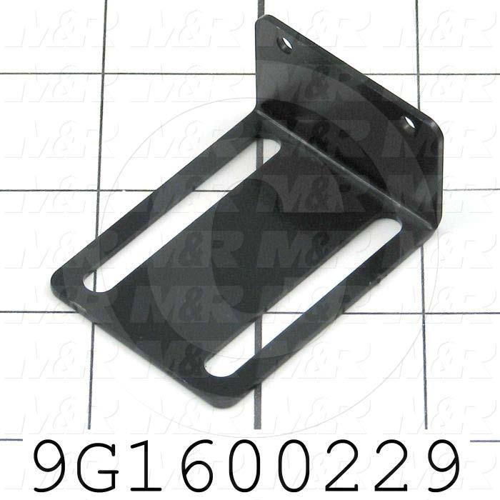 Fabricated Parts, Infeed Eye Mount, 2.00 in. Length, 0.94 in. Width, 1.50 in. Height, 16 GA Thickness, Warm Gray #3 Finish