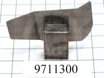 Fabricated Parts, Ink Trap, 4.91 in. Length, 2.81 in. Width, 3.55 in. Height, Right Side