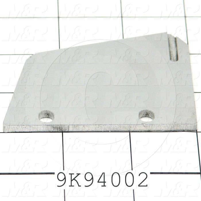 Fabricated Parts, Inside Plate, 2.44 in. Length, 2.93 in. Width, 0.13 in. Thickness, Right Side