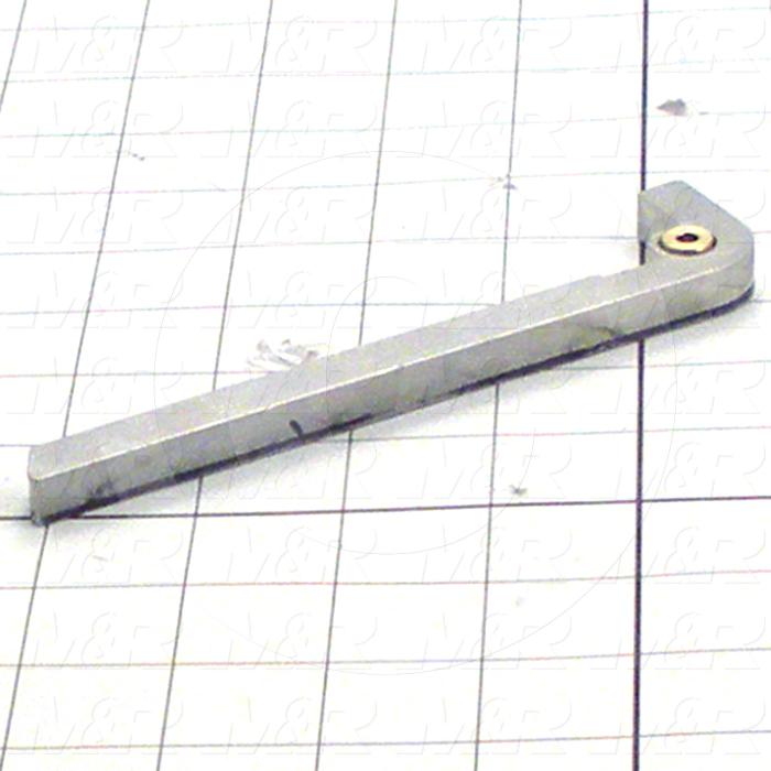 Fabricated Parts, Intake Lug Long. 6"X1.38", 6.00 in. Length, 1.38 in. Width, 0.38 in. Thickness, Hard Chromium Finish