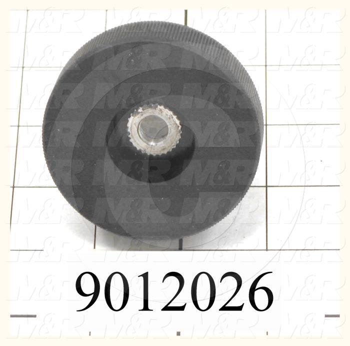 Fabricated Parts, Knob, 2.00 in. Length, 2.50 in. Diameter