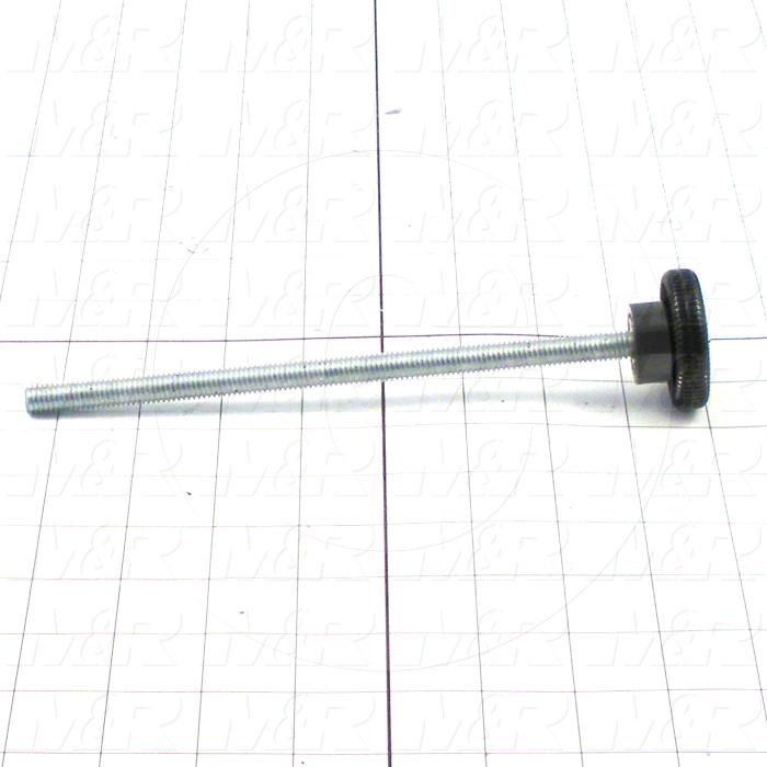 Fabricated Parts, Knob Assembly 3/8-16 X 7.50" Stud, 8.44 in. Length, 1.31 in. Diameter