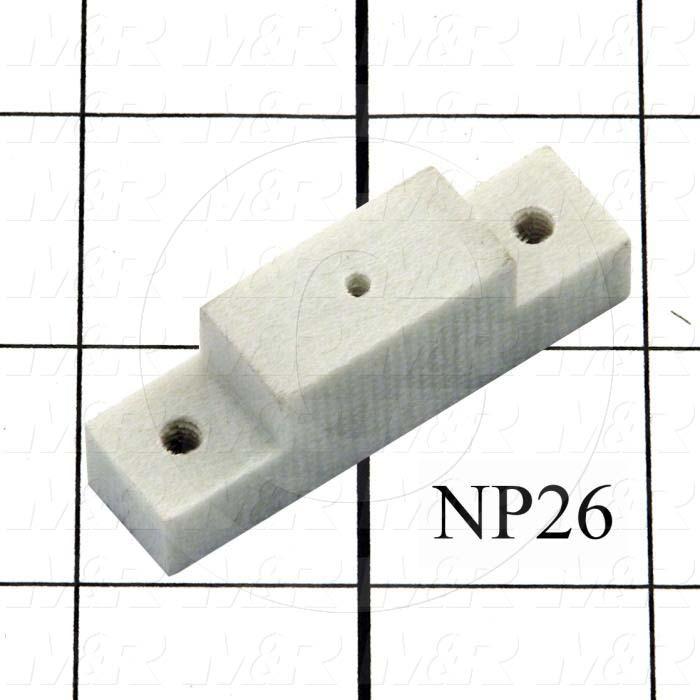 Fabricated Parts, Lamp Holder Bracket, 2.00 in. Length, 0.50 in. Width, 0.69 in. Height