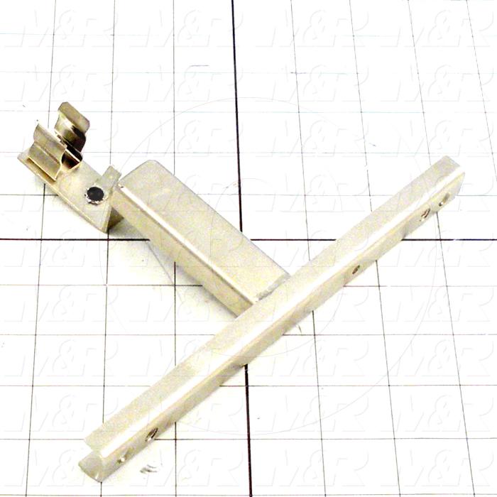 Fabricated Parts, Lamp Holder Bracket Assembly, 5.19 in. Length, 7.88 in. Width, 1.63 in. Height