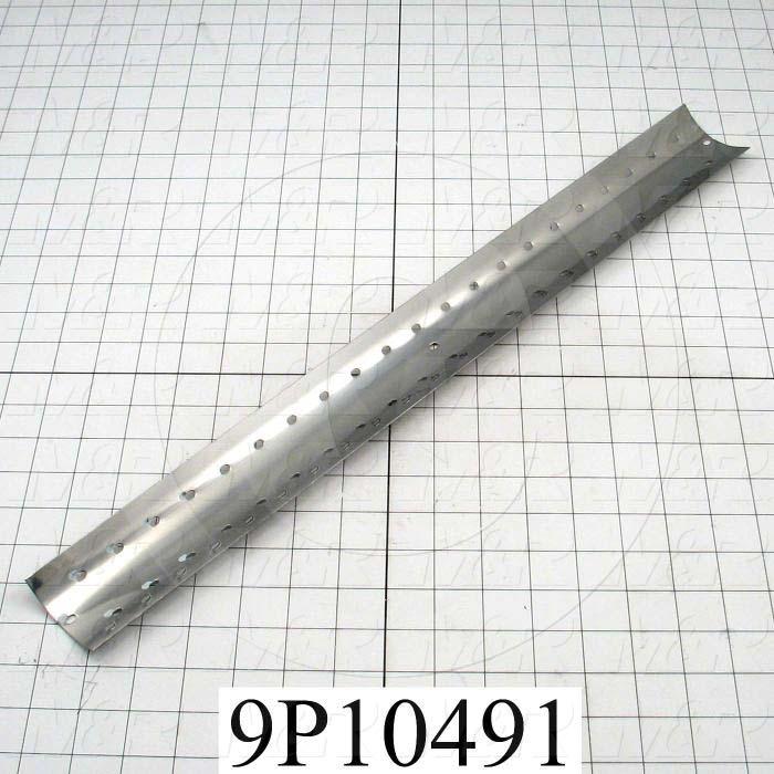 Fabricated Parts, Lamp Reflective Mirror, 22.00 in. Length, 2.54 in. Width, 0.57 in. Height