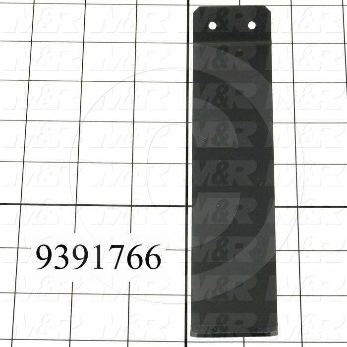 Fabricated Parts, Lamp Wing Reinforc. Bracket, 7.78 in. Length, 1.50 in. Width, 0.55 in. Height, 14 GA Thickness