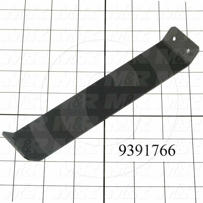Fabricated Parts, Lamp Wing Reinforc. Bracket, 7.78 in. Length, 1.50 in. Width, 0.55 in. Height, 14 GA Thickness