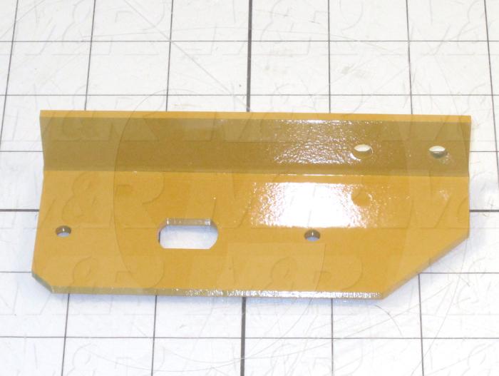 Fabricated Parts, Left Optical Bracket, 5.00 in. Length, 2.00 in. Width, 1.00 in. Height, 11 GA Thickness