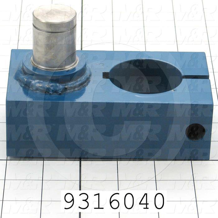 Fabricated Parts, Lift Crank Weldment, 10.00 in. Length, 3.00 in. Width, 3.60 in. Height