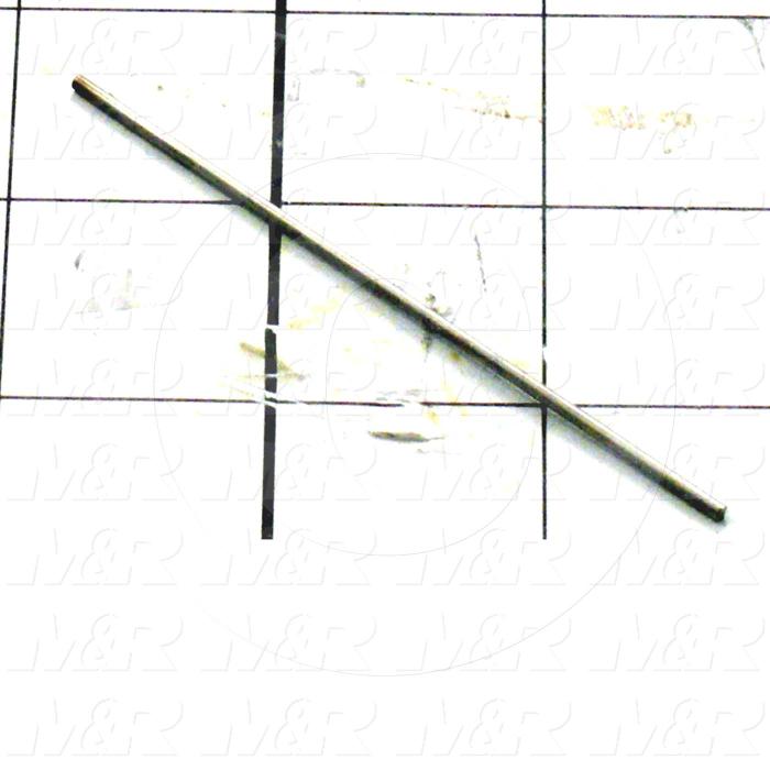 Fabricated Parts, Lift Pin, 3.25 in. Length, 0.63 in. Diameter