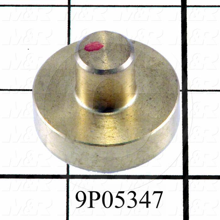 Fabricated Parts, Lift Stop Position Button, 1.00 in. Length, 1.25 in. Diameter