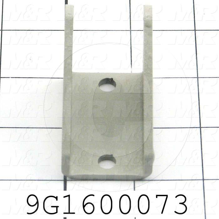 Fabricated Parts, Lifter Support Bracket, 2.00 in. Length, 1.75 in. Width, 1.30 in. Height, 11 GA Thickness