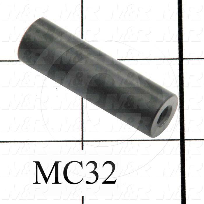 Fabricated Parts, Light Baffle Support, 1.63 in. Length, 0.50 in. Diameter, 1/4"-20 Thread Size