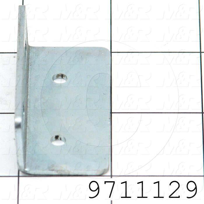 Fabricated Parts, Limit Switch Bracket, 2.00 in. Length, 1.00 in. Width, 0.75 in. Height, OC50005 Zink Plating Finish