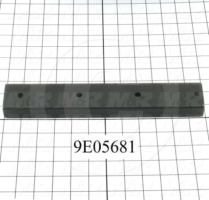 Fabricated Parts, Linear Bearing Rail, 11.88 in. Length, 2.00 in. Width, 1.00 in. Height