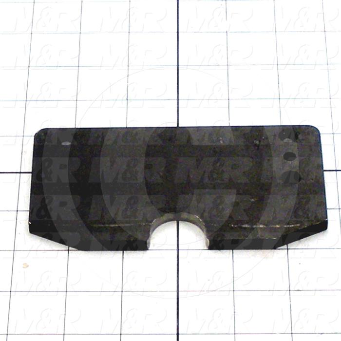 Fabricated Parts, Locating Fork, 5.50 in. Length, 3.00 in. Width, 0.25 in. Thickness