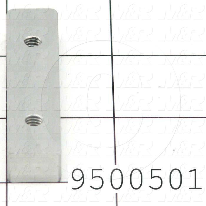 Fabricated Parts, Locator, 2.30 in. Length, 0.50 in. Width, 0.35 in. Height