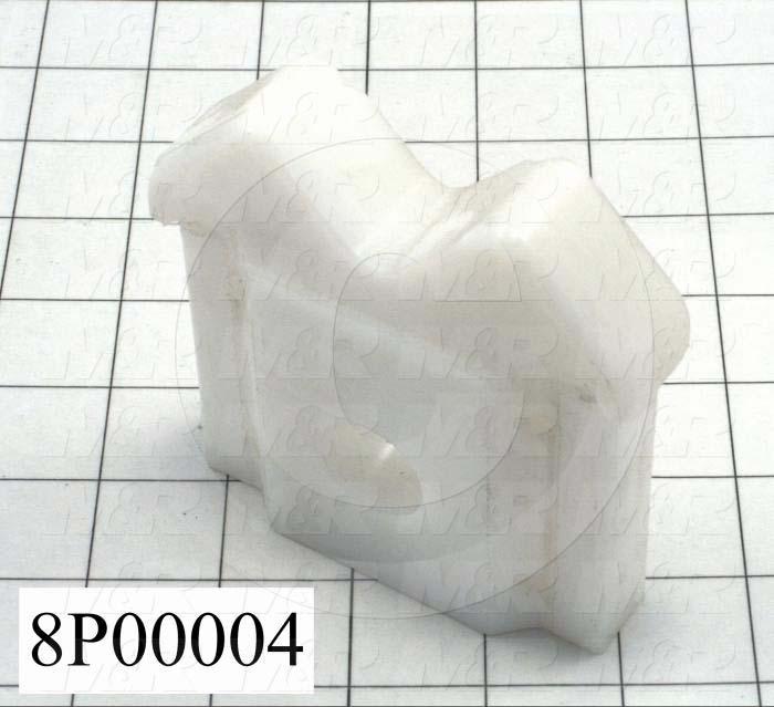 Fabricated Parts, Locator Plate, 4.00 in. Length, 3.63 in. Width, 1.00 in. Thickness