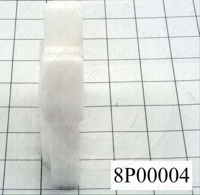 Fabricated Parts, Locator Plate, 4.00 in. Length, 3.63 in. Width, 1.00 in. Thickness