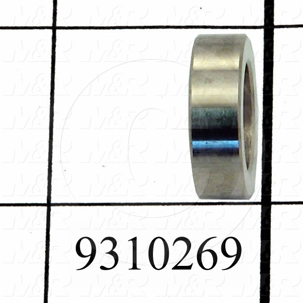 Fabricated Parts, Lock Clamp Foot, 0.75 in. Diameter, 0.23 in. Thickness