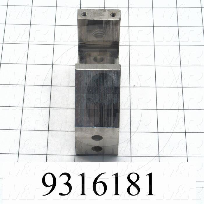 Fabricated Parts, Lock Clamp Machined, 3.25 in. Length, 1.50 in. Width, 4.00 in. Height