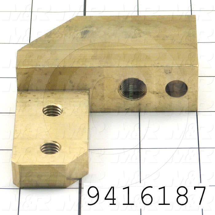 Fabricated Parts, Lock Clamp R.H., 3.50 in. Length, 3.13 in. Width, 1.00 in. Height