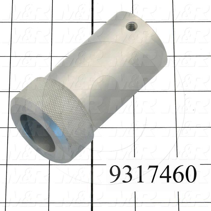Fabricated Parts, Lock Knob, 3.63 in. Length, 2.00 in. Diameter