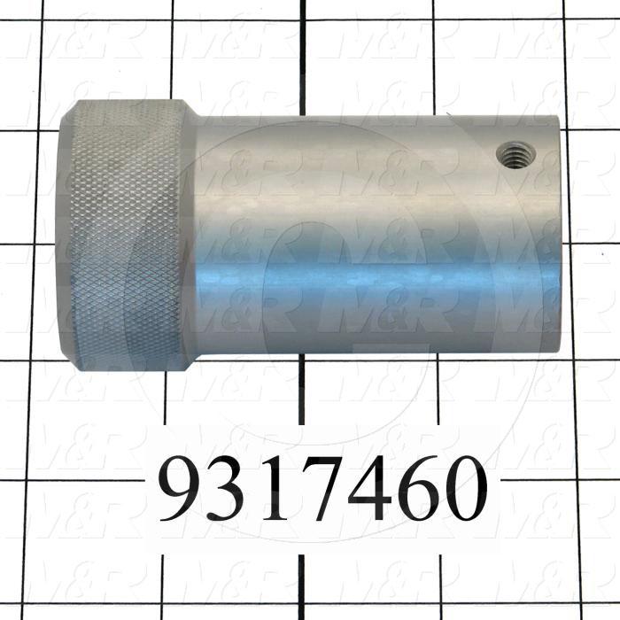 Fabricated Parts, Lock Knob, 3.63 in. Length, 2.00 in. Diameter