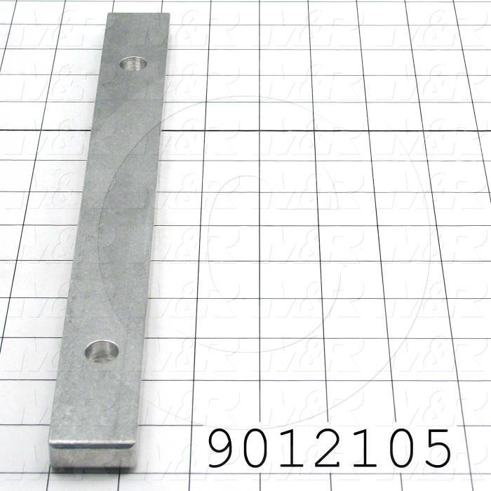 Fabricated Parts, Locking Bar, 11.13 in. Length, 1.25 in. Width, 0.50 in. Thickness, For Back Clamp
