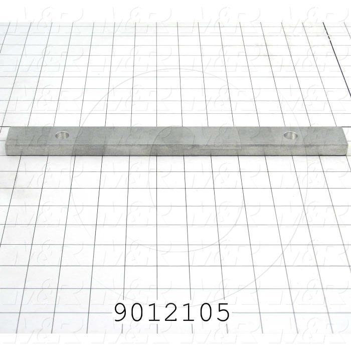 Fabricated Parts, Locking Bar, 11.13 in. Length, 1.25 in. Width, 0.50 in. Thickness, For Back Clamp