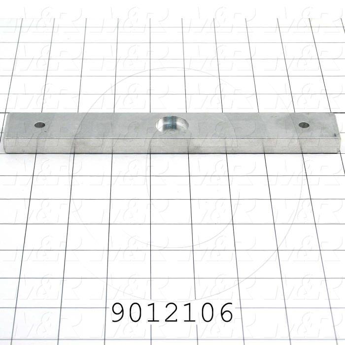 Fabricated Parts, Locking Bar, 8.88 in. Length, 1.25 in. Width, 0.50 in. Thickness, For Side Clamp
