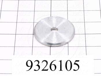 Fabricated Parts, Lockplate, 2.38 in. Diameter, 0.19 in. Thickness