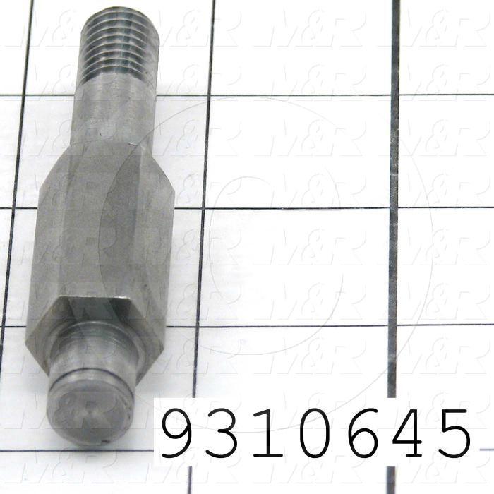 Fabricated Parts, Lower Bearing, 3.19 in. Length, 0.63 in. Width, 0.63 in. Height
