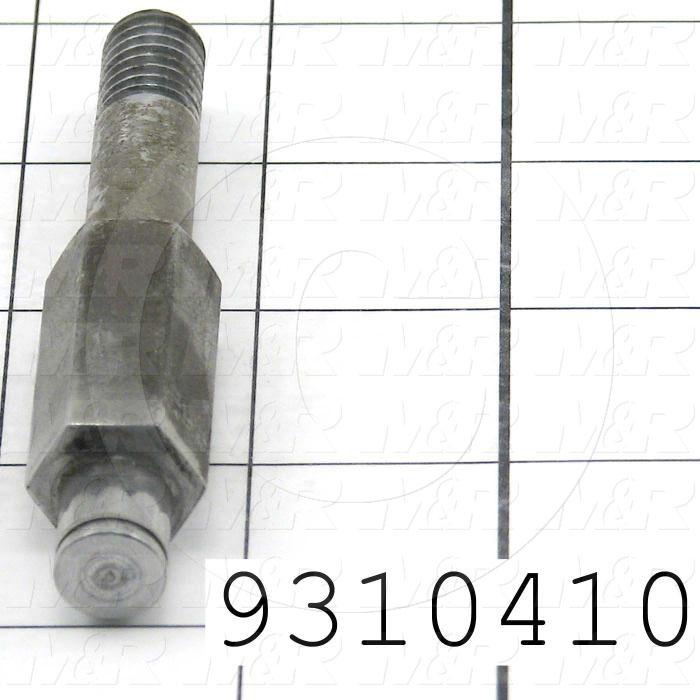 Fabricated Parts, Lower Bearing, 3.44 in. Length, 0.63 in. Width, 0.63 in. Height