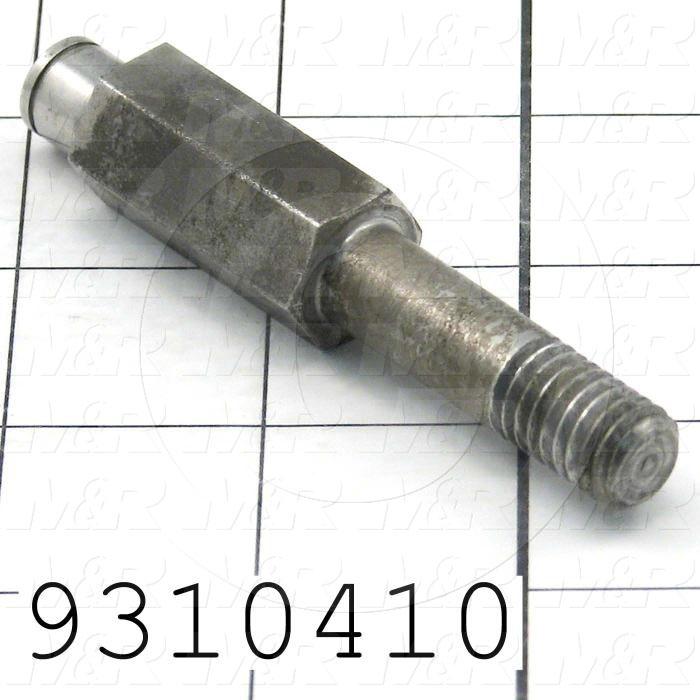 Fabricated Parts, Lower Bearing, 3.44 in. Length, 0.63 in. Width, 0.63 in. Height