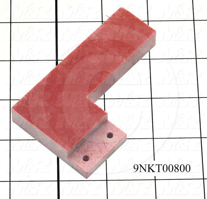 Fabricated Parts, Male Contact Mounting, 3.50 in. Length, 0.50 in. Thickness