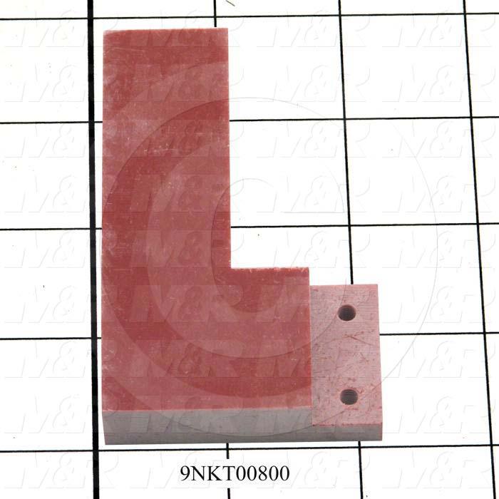 Fabricated Parts, Male Contact Mounting, 3.50 in. Length, 0.50 in. Thickness
