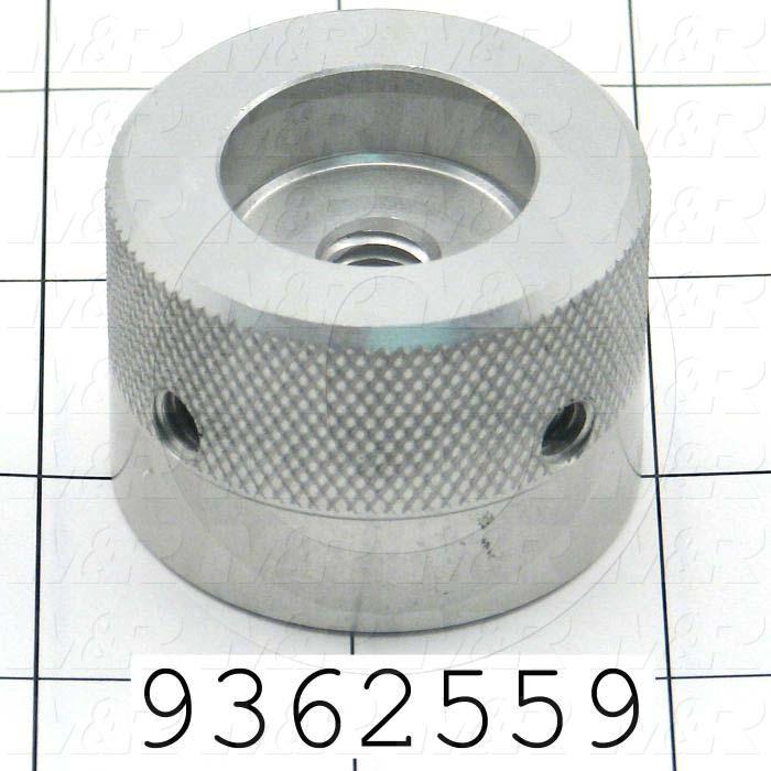 Fabricated Parts, Micro Adjusting  Hand Wheel, 1.75 in. Length, 1.25 in. Diameter