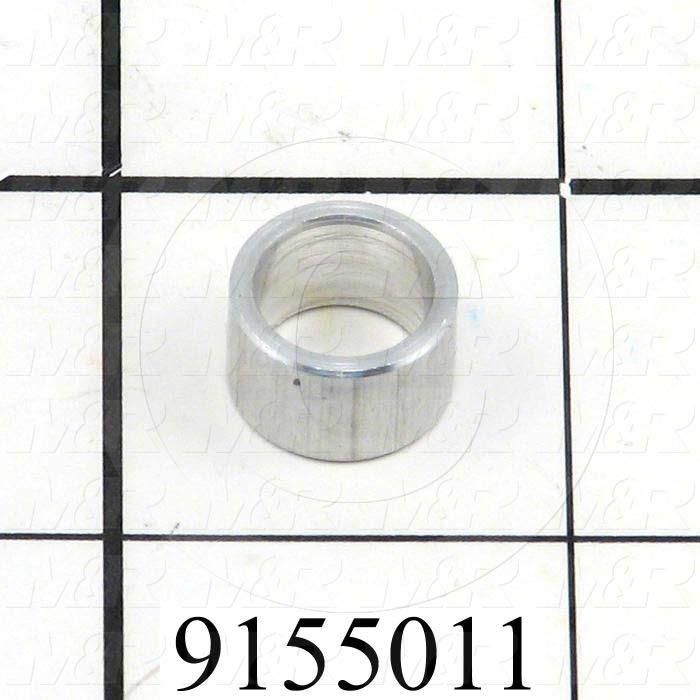 Fabricated Parts, Micro Bushing, 0.31 in. Length, 0.50 in. Diameter, Front Side
