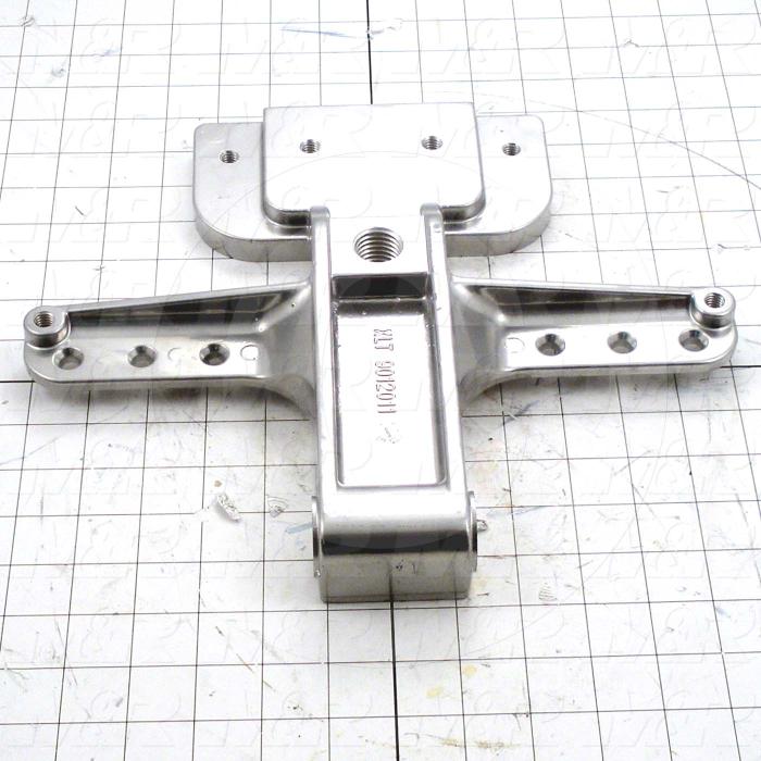 Fabricated Parts, Micro Mounting Bracket Machined, 11.03 in. Length, 12.10 in. Width, 1.53 in. Height