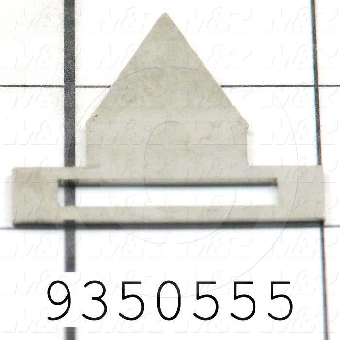 Fabricated Parts, Micro Pointer, 1.25 in. Length, 1.25 in. Width, 0.22 in. Height